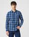 Wrangler Men's 1 Pocket Shirt In Green Indigo